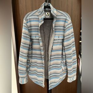 Voyager Sherpa Flannel Shirt Jacket